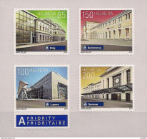 2016 Schweiz Mi. 2460-3**MNH   Schweizer Bahnhöfe. - Ungebraucht