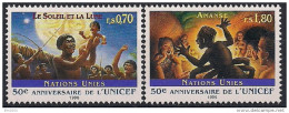 1996 UNO Genf Mi. 301-2**MNH    50 Jahre Kinderhilfswerk Der Vereinten Nationen (UNICEF - Neufs