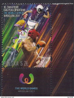 2017 Polen Mi. 4912 **MNH    World Games, Breslau.American Football, Speedway, Kickboxen - Ungebraucht