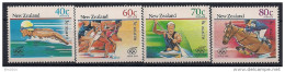 1988 Neu Zealand  Mi. 1033-6  **MNH Olympische Sommerspiele 1988  Seoul. - Ungebraucht