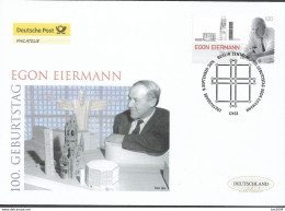 2004 Deutschland Germany Mi. 2421 FDC  100. Geburtstag Von Egon Eiermann. - 2001-2010