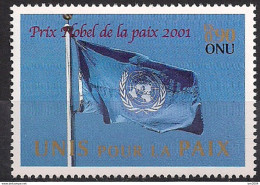 2001 UNO  Genf   Mi. 432 **MNH  Verleihung Des Friedensnobelpreises 2001 An Die Vereinten Nationen - Nuovi