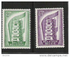 Belgien   1956 Yv. 994-5 Mi. 1083-4** MNH - 1956