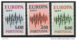 1972 Portugal Yv  1150-2 Mi. 1166-8** MNH  Europa - 1972