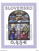 2014 Slowakei  Mi. 731  **MNH Ostern.  Kreuzigung; Glasmalerei In Der Brunnenkapelle Zu Marianka - Ungebraucht