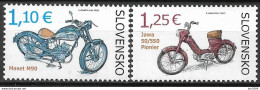 2014 Slowakei  Mi. 733-4  **MNH Motorräder. - Unused Stamps