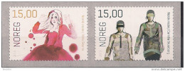 2013 Norwegen Norge Mi  1802-3  **MNH Norwegische Mode. - Unused Stamps