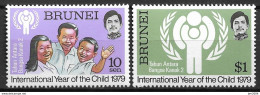 1979  Brunei  Mi. 227-8**MNH  INTERNATIONAL YEAR OF THE CHILD - Brunei (1984-...)