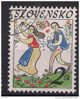 1996 Slowakei Mi. 248 Used    Ostern  Volksbrauch „Begießen Mit Wasser - Gebruikt