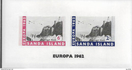 1962 EUROPA SCOTLAND Sanda Island   Bloc  LOCAL MAIL**MNH - 1962