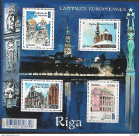 2015 Frankreich Mi. Bl. 286 **MNH   Hauptstädte Europas  – Riga - Neufs