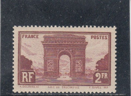 France - Année 1929/31 - Neuf** - N°YT 258** - Arc De Triomphe - Ongebruikt
