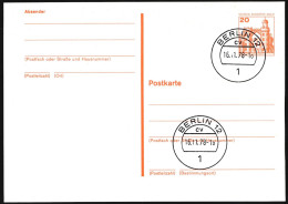 Berlin - Entier Postal / W-Berlin - Poskarte P 103 Gest. Versandstelle Berlin 16-11-1978 - Cartoline - Usati