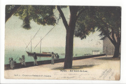 Delcampe - 31636 - Nyon Au Bord Du Lac Barque Circulée 1907 - Nyon