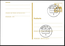 Berlin - Entier Postal / W-Berlin - Poskarte P 108 Stempel Berlin C12 / 14-2-79 Versandstelle - Postkarten - Gebraucht