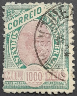 Bresil Brasil Brazil 1894 Mercure Yvert 87 O Used - Usati
