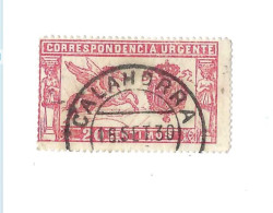 Oblitération Centrale "Calahorra" Sur Cheval Ailé. - Eilbriefmarken