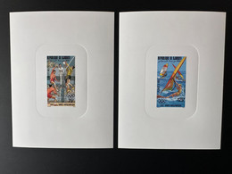 Djibouti 1983 Mi. 361 - 362 Epreuve De Luxe Proof Année Préolympique Olympic Games Jeux Olympiques Los Angeles 1984 - Estate 1984: Los Angeles