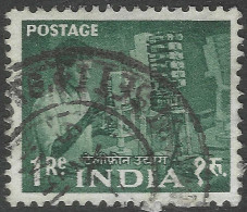 India. 1955 Five Year Plan. 1r Used. Mult Star W/M. SG 366 - Usati