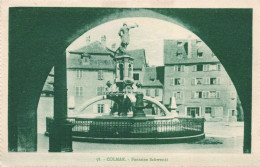 FRANCE - Colmar - Fontaine Schwendi - Carte Postale Ancienne - Colmar