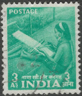 India. 1955 Five Year Plan. 3a Used. SG 359 - Gebruikt