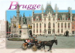 BELGIQUE - Bruges - Grand'Place - Colorisé - Carte Postale - Brugge