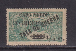 CAPE VERDE - 1921 Charity Tax 1/4c On 1c Mounted/Hinged Mint - Kapverdische Inseln