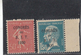 France - Année 1930 - Neuf** - N°YT 264/65** - Réunion Du BIT à Paris - Nuovi