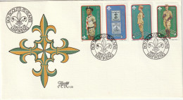 Boy Scout Movement - FDC 1982 - Issued 29 January 1982 - Bofutatsuana