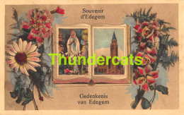 CPA SOUVENIR D'EDEGEM GEDENKENIS VAN EDEGEM SYSTEEMKAART CARTE A SYSTEME  - Edegem