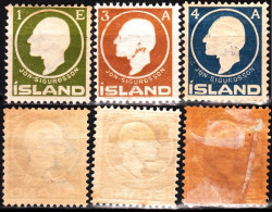 ICELAND / ISLAND 1911 Sigurdsson - 100, 3v, MH - Unused Stamps