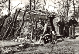 PHOTOGRAPHIE - Hutte De Bûcherons - Carte Postale Ancienne - Fotografia