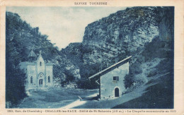 FRANCE - Chambéry - Challes Les Eaux - Défilé De St Saturnin - La Chapelle Reconstruite - Carte Postale Ancienne - Chambery