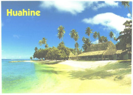 Huahine Island:Beach Of The Hotel Bali-Hai - French Polynesia