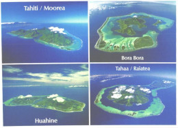 Tahiti, Huahine, Bora Bora And Raiatea Islands Aerial Vies - Französisch-Polynesien