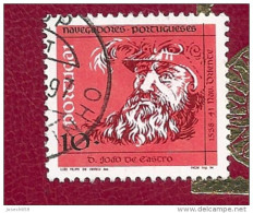 N° 1985 Navigateurs Portugais S Joao De Castro (Orient 1538-41) Timbre Portugal 1994 - Used Stamps