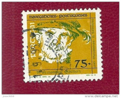 N° 1987 Navigateurs Portugais P Fernandes Quenoz (Iles Marquizes) Timbre   Portugal 1994 - Used Stamps