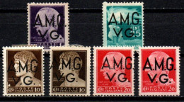 1945 - Italia - Venezia Giulia AMG-VG 1/2 + 5 X 2 + 8 + 19  Democratica     ------- - Mint/hinged