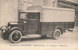 Sézanne * Carrosserie VAUTHIER * Automobile Camion * Devant Herboristerie Droguerie - Sezanne