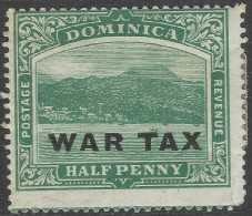 Dominica. 1918-19 War Tax. ½d MH. SG 57 - Dominica (...-1978)