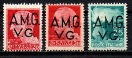 1945 - Italia - Venezia Giulia AMG-VG 3 + 5 + 19  Democratica     ------- - Nuovi