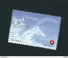 N° 2548 Postillon  Emblème Postal Et Symbole Cavalier A Oblitéré Timbre Portugal 2002 - Usati