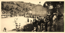 Pelote Basque , Pyrénées Atlantiques * Photo Ancienne * Chistera * Village à Situer ! * 11.6x6cm - Andere & Zonder Classificatie