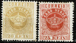 Cabo Verde, 1877, # 3/4, MH - Kapverdische Inseln