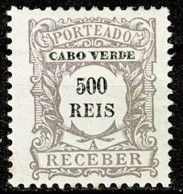 Cabo Verde, 1904, # 10, Porteado, MH - Cape Verde