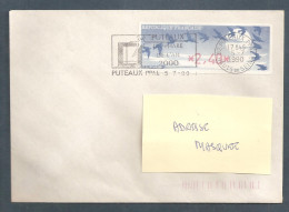 France, Distributeur, 160, DIVA, Type C, Oblitéré, TTB, 1 Enveloppe - 1990 Type « Oiseaux De Jubert »