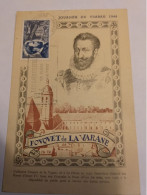 Yver Et Tellier N°1015 Sur Carte Postale ( Journée Du Timbre 1946). - Altri & Non Classificati