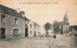 Le Cloitre St Thégonnec * La Place Et Le Clocher Du Village * Enfants Villageois - Saint-Thégonnec