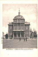 CPA Carte Postale Belgique Saint-Ghislain   Hôtel De Ville Et Grand Place 1907 VM72960ok - Saint-Ghislain