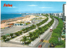 VISTA PARCIAL Y PLAYA / VUE PARTIELLE ET PLAGE / PARTIAL VIEW.AND BEACH.-  SALOU - TARRAGONA - ( CATALUNYA ) - Tarragona